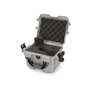 Nanuk 908 Silver Hard Case With Cubed Foam Product Image