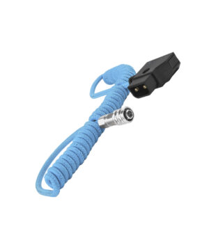 Kondor Blue Blue Coiled D-Tap to BMPCC 4K/6K Pro Power Cable Product Image