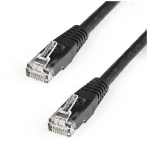 StarTech CAT6 Black Ethernet Cable Product Image