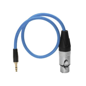 Kondor Blue 16" Female XLR to 3.5MM Male Mini TRS Cable Product Image