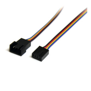 StarTech 12in 4 Pin Fan Power Extension Cable Product Image