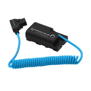 Kondor Blue D-Tap to Sony L-Series NPF Dummy Battery Cable Product Image